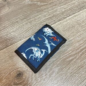 Tracker Dinosaur Print Kids Wallet - Blue